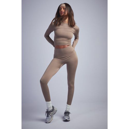 Leggings De Canalé Sin Costuras - boohoo - Modalova