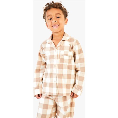 Pijama De Cuadros Mini Me, Brown - boohoo - Modalova