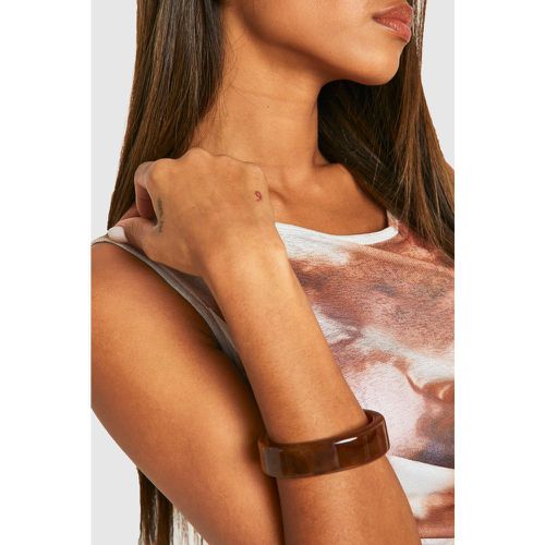 Brazalete Grueso De Resina, Naranja - boohoo - Modalova