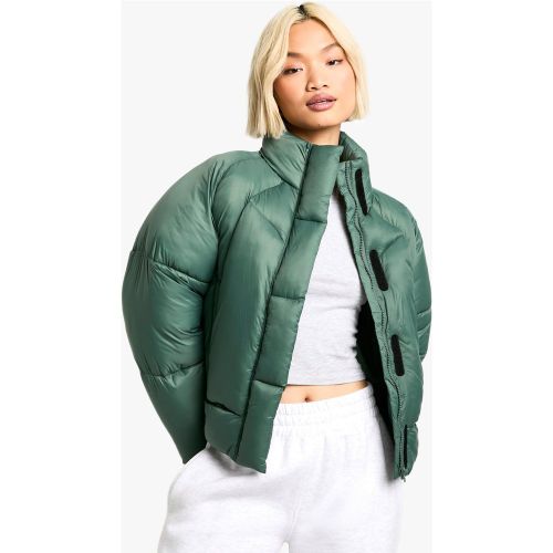 Chaqueta Acolchada, Verde - boohoo - Modalova