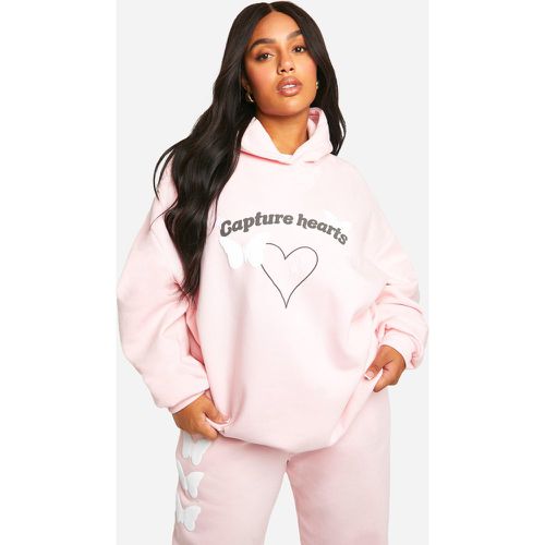 Plus Butterfly Oversized Hoodie - boohoo - Modalova