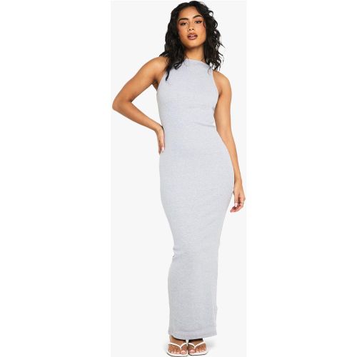 Vestido Maxi Básico De Canalé Con Escote De Nadador - boohoo - Modalova
