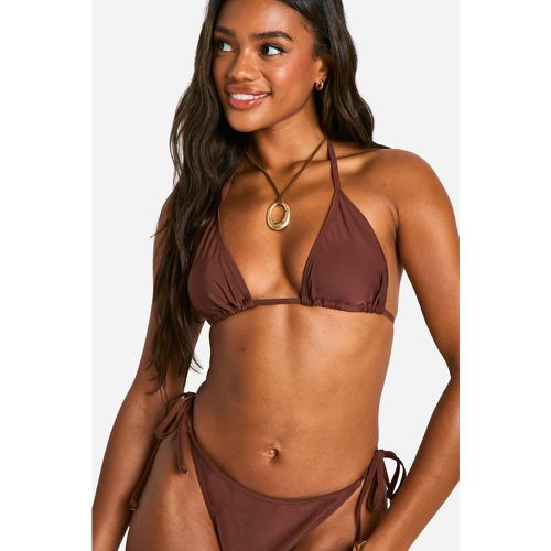 Top bikini a triangolo Mix & Match - boohoo - Modalova