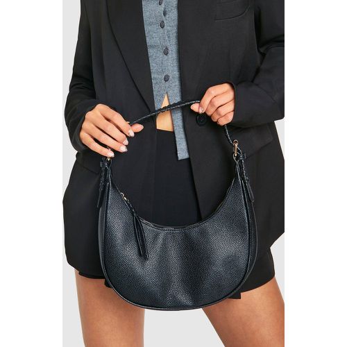 Bolso De Hombro Efecto Cuero Estilo Western Con Borlas - boohoo - Modalova