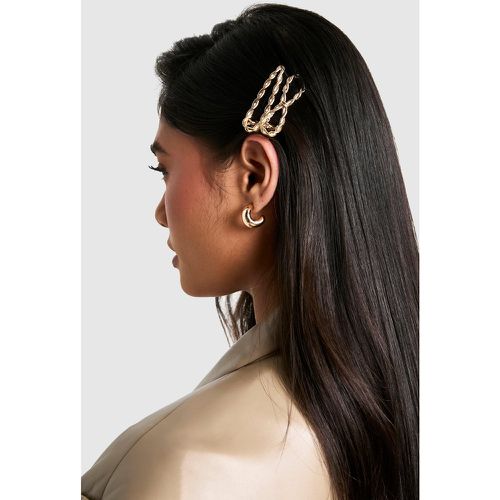 Pinzas Para El Pelo Doradas - boohoo - Modalova