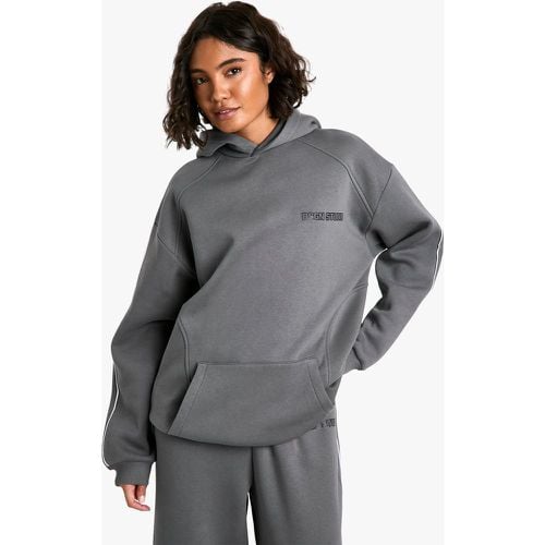 Sudadera Tall Con Capucha Y Línea Lateral Dsgn - boohoo - Modalova