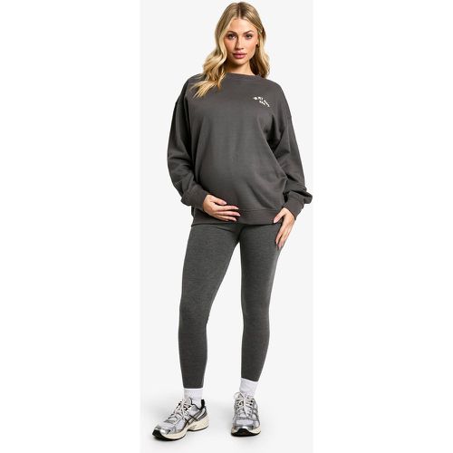 Conjunto Premamá De Leggings Y Sudadera Con Capucha Y Eslogan In My Mom Era - boohoo - Modalova