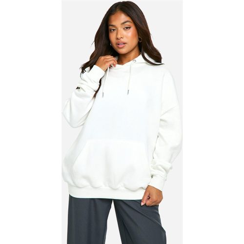 Sudadera Petite Oversize Básica Con Capucha - Pieza Intercambiable - boohoo - Modalova