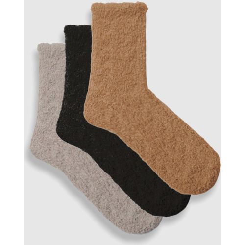 Pack De 3 Pares De Calcetines De Punto En Ochos Suaves - boohoo - Modalova