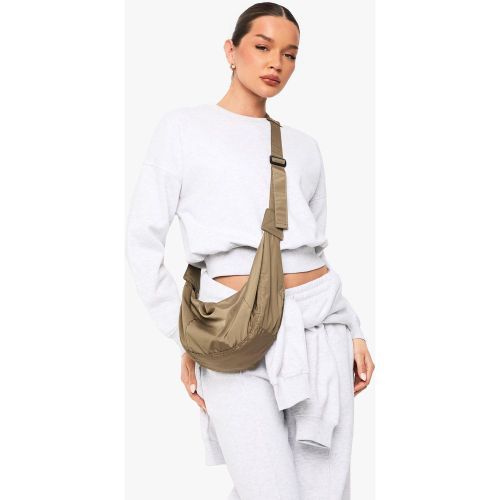 Sudadera Oversize Recta Con Filo Pronunciado - boohoo - Modalova