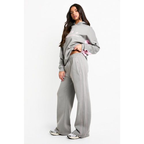 Pantaloni tuta dritti con cordoncino - boohoo - Modalova