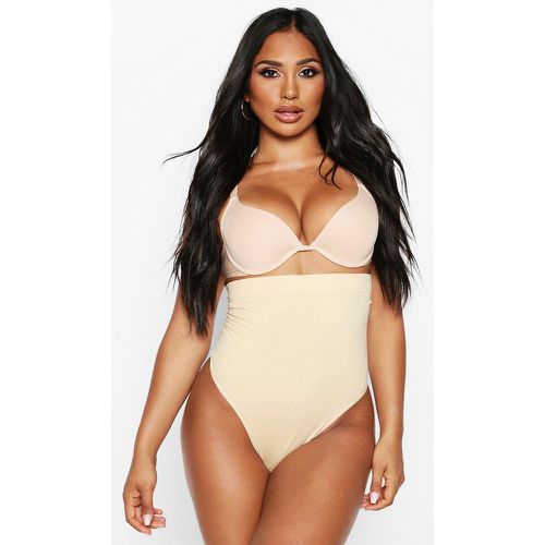 Tanga De Tiro Alto, Beige - boohoo - Modalova