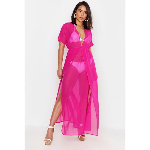 Tunica da mare maxi con spacco - boohoo - Modalova