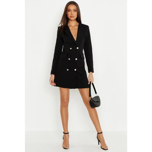 Tall abito blazer, Nero - boohoo - Modalova