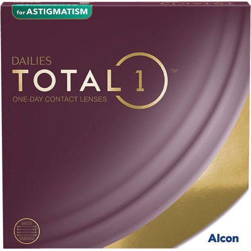 Lentes de Contacto Total 1 for Astigmatism 90 Pack - Dailies - Modalova
