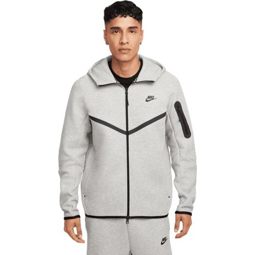 Tech Fleece Full-zip Windrunner Giacca Con Cappuccio Grigio C063 - Nike - Modalova