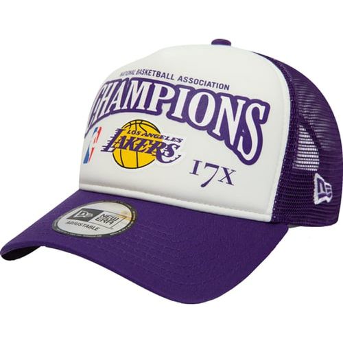 NBA LOS ANGELES LAKERS LEAGUE CHAMPIONS TRUCKER CAP - new era - Modalova