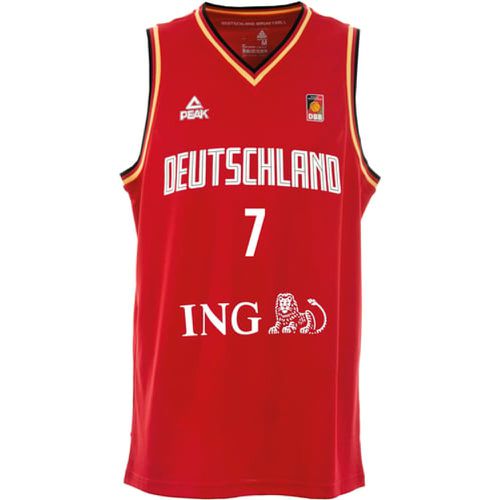 DBB Deutschland Basketball Jersey Johannes Voigtmann - Peak - Modalova