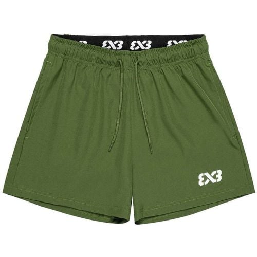 X3 On Court Pantaloncini Verde - 3x3 - Modalova