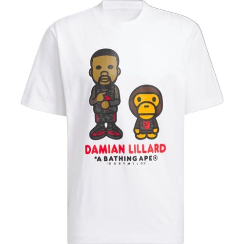 BAPE x Dame 9 GFX T-Shirt - Adidas - Modalova