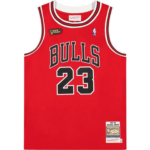 NBA CHICAGO BULLS 1997-98 AUTHENTIC AWAY JERSEY MICHAEL JORDAN - Mitchell And Ness - Modalova