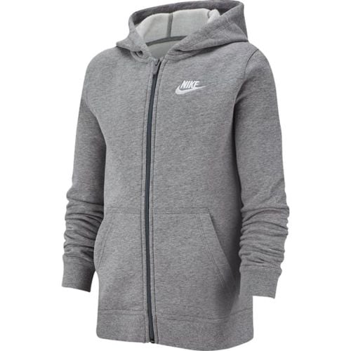 Full-zip Hooded Giacca Con Cappuccio Kids Grigio C091 - Nike - Modalova