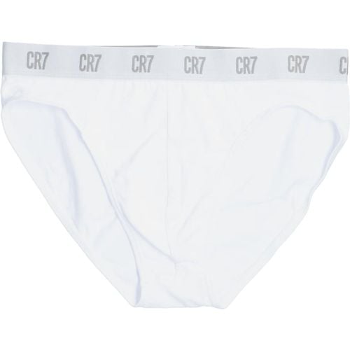 Basic Underwear Brief 3er Pack Boxer Shorts Bílá - Cr7 - Modalova