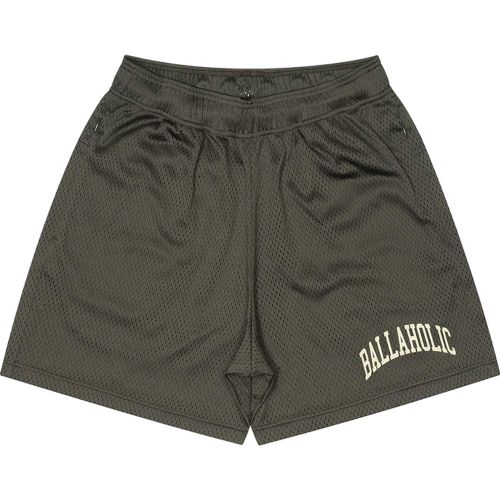 College Logo Mesh Zip Pantaloncini Nero - Ballaholic - Modalova
