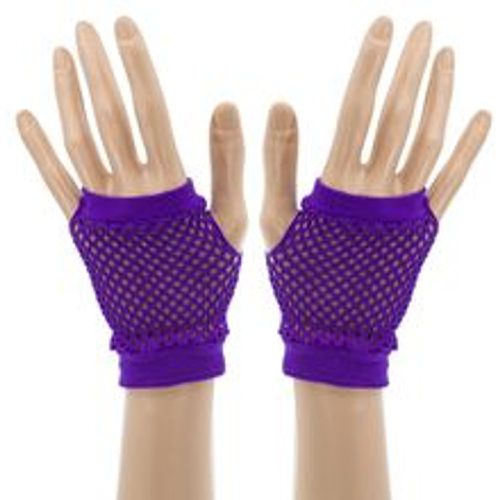 Netz-Handschuhe, lila - buttinette - Modalova