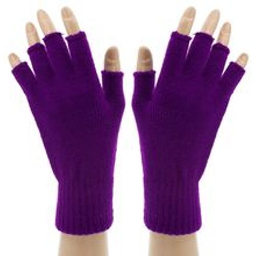Strick-Handschuhe, lila - buttinette - Modalova
