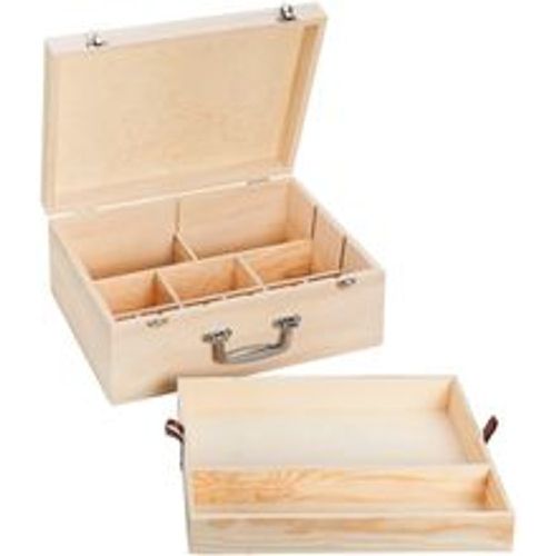 Koffer aus Holz, 35 x 25 x 15 cm - buttinette - Modalova