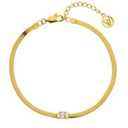 Armband "Brilliant Sleek Bracelet" Edelstahl (Farbe: vergoldet) - Paul Valentine - Modalova