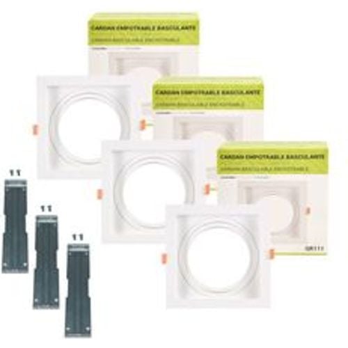 Barcelona Led - 3er Pack – Downlight Einbauring kardanisch für QR111 oder AR111 - Fashion24 DE - Modalova