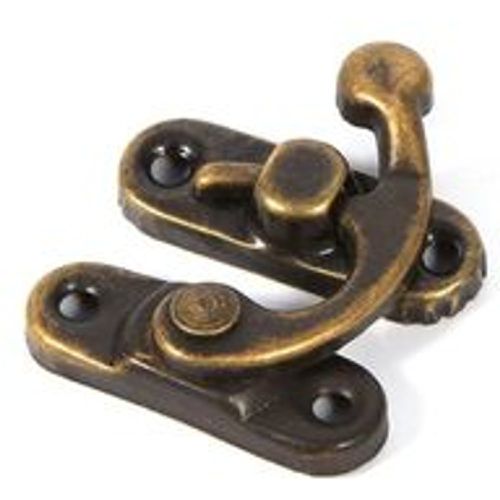 Antike Dekorative Haspe, Haofy 12 Paar Links/Rechts Latch Hook, Vintage Bronze Ornamente Schlösser für Holzkiste, Möbel, Schrank, Schmuck Box und - Fashion24 DE - Modalova