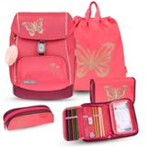 Rucksack Comfy Plus Premium Schulranzen Set 4-teilig Coral - Belmil - Modalova