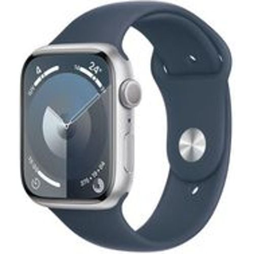 Watch Series 9 (2023) GPS 45 mm - Aluminium Silber - Sportarmband Blau - Apple - Modalova