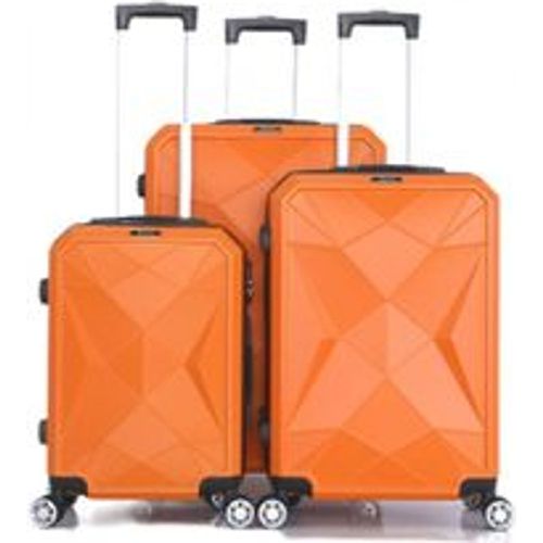 Reisekoffer Koffer 3 tlg Hartschale Trolley Set Kofferset Handgepäck Gepäck Reisetasche - Fashion24 DE - Modalova