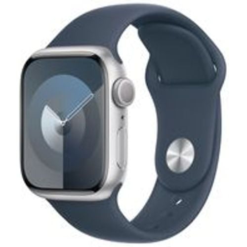 Watch Series 9 (2023) GPS + Cellular 41 mm - Aluminium Silber - Sportarmband Blau - Apple - Modalova