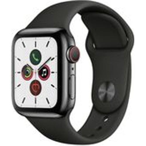 Watch Series 5 (2019) GPS + Cellular 40 mm - Rostfreier Stahl Space - Sportarmband - Apple - Modalova