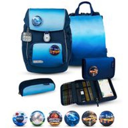 Rucksack Comfy Plus Premium Schulranzen Set 5-teilig Blue Navy Tasche - Belmil - Modalova