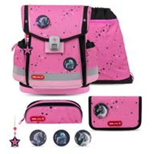 Rucksack Classy Plus ergonomisches Schulranzen-Set 5-teilig Pink Black - Belmil - Modalova