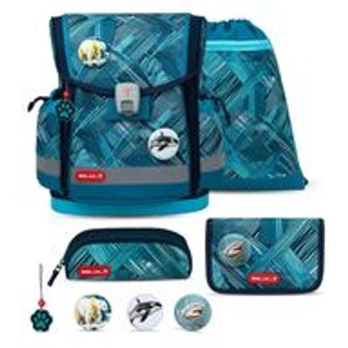 Rucksack Classy Plus ergonomisches Schulranzen-Set 5-teilig Ice Blue - Belmil - Modalova