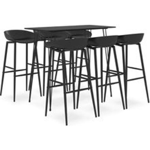 Tlg. Bar-Set Schwarz Vidaxl - VIDAXL - Modalova