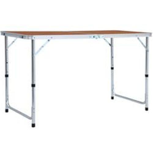 Klappbarer Campingtisch Aluminium 120 x 60 cm - VIDAXL - Modalova