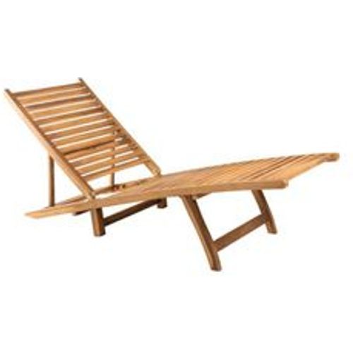 Sonnenliege Massivholz Teak Vidaxl - VIDAXL - Modalova