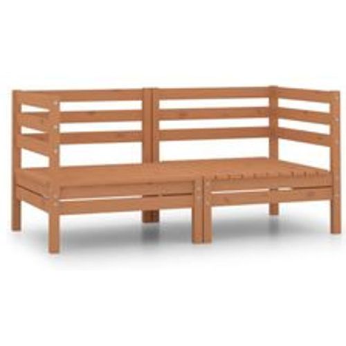 Garten-Ecksofas 2 Stk. Honigbraun Massivholz Kiefer - VIDAXL - Modalova