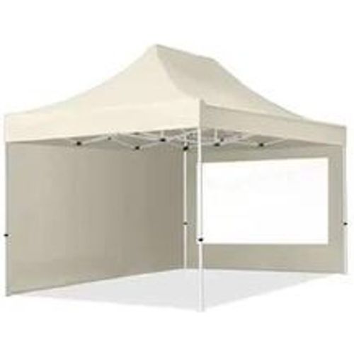 X4,5m Stahl Faltpavillon, inkl. 2 Seitenteile, creme - (59042) - TOOLPORT - Modalova