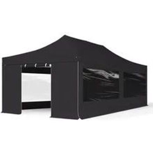 X8m Aluminium Faltpavillon, inkl. 4 Seitenteile, schwarz - (59063) - TOOLPORT - Modalova