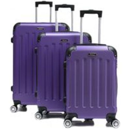 Reisekoffer Koffer 3 tlg Hartschale Trolley Set Kofferset Handgepäck Gepäck Reisetasche - Fashion24 DE - Modalova