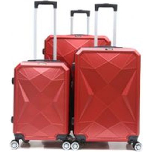 Reisekoffer ABS-03 Koffer 3-teilig Hartschale Trolley Set Kofferset Handgepäck Gepäck Reisetasche - Fashion24 DE - Modalova